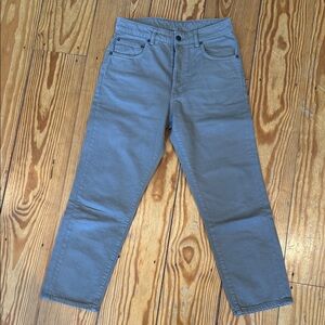 6397 Women's Classic Sage / Army green Straight Jeans